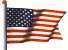 Waving US Flag